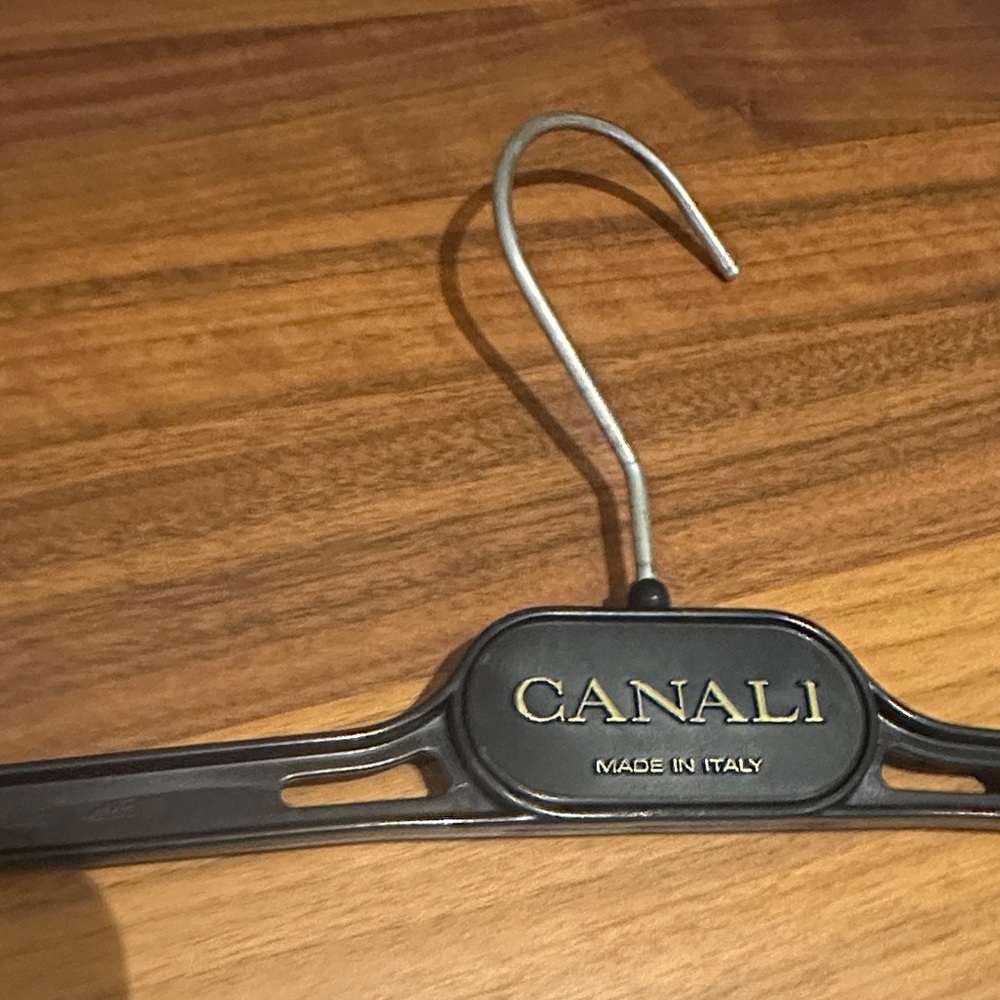 Canali Black Suit pants Hanger